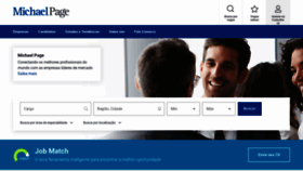 What Michaelpage.com.br website looked like in 2021 (3 years ago)