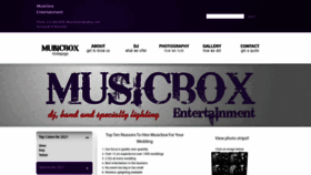 What Musicboxent.com website looked like in 2021 (2 years ago)