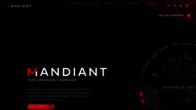 What Mandiant.com website looked like in 2021 (2 years ago)