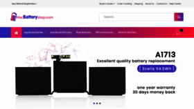 What Macbatteryshop.com website looked like in 2021 (2 years ago)