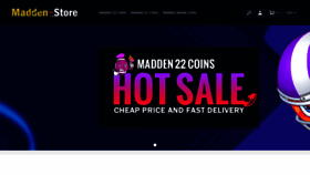 What Madden-store.com website looked like in 2021 (2 years ago)