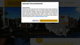 What Makdom.pl website looked like in 2021 (2 years ago)