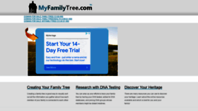 What Myfamilytree.com website looked like in 2021 (2 years ago)