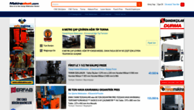 What Makinaalsat.com website looked like in 2021 (2 years ago)