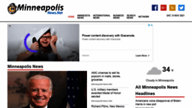 What Minneapolisnews.net website looked like in 2021 (2 years ago)