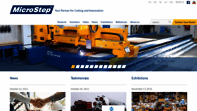 What Microstep-group.com website looked like in 2021 (3 years ago)