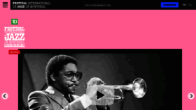 What Montrealjazzfest.com website looked like in 2021 (3 years ago)