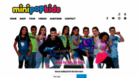 What Minipopkids.com website looked like in 2021 (2 years ago)
