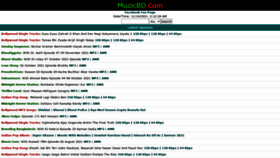 What Muzicbd.net website looked like in 2021 (2 years ago)