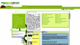 What Mygreencorner.com website looked like in 2021 (2 years ago)