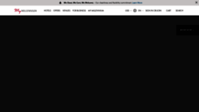 What Millenniumhotels.co.uk website looked like in 2021 (3 years ago)