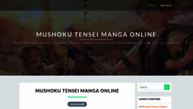 What Mushoku-tensei.com website looked like in 2021 (2 years ago)