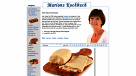 What Marions-kochbuch.de website looked like in 2021 (2 years ago)