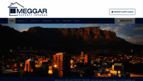 What Meggar.co.za website looked like in 2021 (2 years ago)