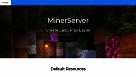 What Minerserver.host website looked like in 2021 (2 years ago)