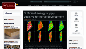 What Myscience.de website looked like in 2021 (3 years ago)