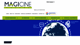 What Magicinepharma.com website looked like in 2021 (2 years ago)