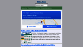 What Motos-motor.com.br website looked like in 2021 (3 years ago)