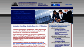 What Microsoftitconsulting.com website looked like in 2021 (2 years ago)