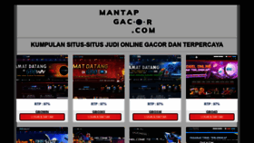 What Mantapgacor.com website looked like in 2021 (2 years ago)
