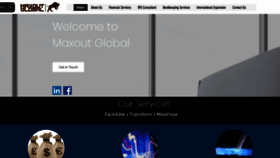 What Maxoutglobal.com website looked like in 2021 (2 years ago)