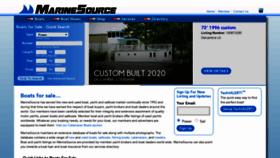 What Marinesource.com website looked like in 2021 (2 years ago)
