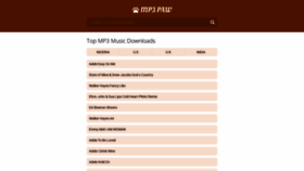 What Mp3paw.ng website looked like in 2021 (2 years ago)