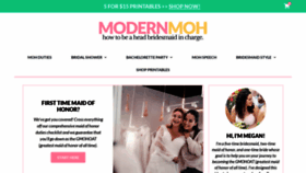 What Modernmoh.com website looked like in 2021 (2 years ago)