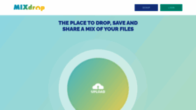 What Mixdrop.club website looked like in 2021 (4 years ago)