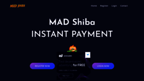 What Madshiba.fun website looked like in 2021 (2 years ago)