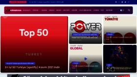 What Muziktoplistem.com website looked like in 2021 (4 years ago)