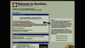 What Mycokey.com website looked like in 2021 (3 years ago)