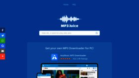 What Mp3juices.tech website looked like in 2021 (2 years ago)