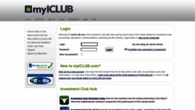 What Myiclub.com website looked like in 2021 (2 years ago)