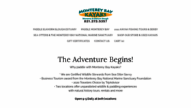What Montereybaykayaks.com website looked like in 2021 (2 years ago)