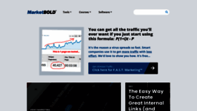 What Marketbold.com website looked like in 2021 (2 years ago)
