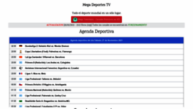 What Megadeportes.online website looked like in 2021 (2 years ago)