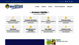 What Miracatu.sp.gov.br website looked like in 2021 (2 years ago)