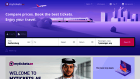 What Mytickets.ae website looked like in 2021 (2 years ago)
