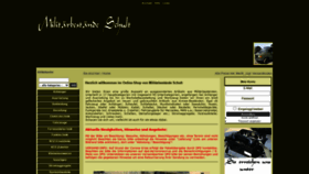 What Militaerbestaende-schult.de website looked like in 2021 (2 years ago)