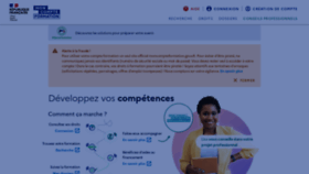 What Moncompteformation.gouv.fr website looked like in 2021 (2 years ago)