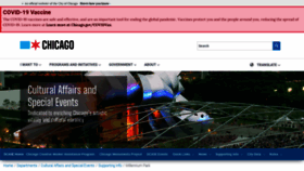 What Millenniumpark.org website looked like in 2021 (3 years ago)