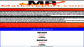 What Matkareport.com website looked like in 2021 (2 years ago)