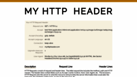 What Myhttpheader.com website looked like in 2021 (2 years ago)