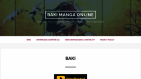 What Manga-baki.com website looked like in 2021 (2 years ago)