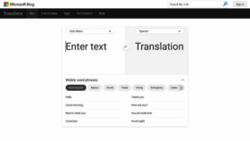 What Microsofttranslator.com website looked like in 2021 (2 years ago)