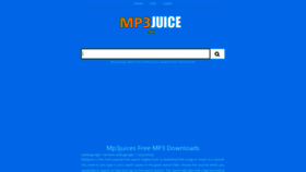 What Mp3juices.su website looked like in 2021 (2 years ago)