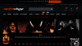What Metal-shop.eu website looked like in 2021 (2 years ago)