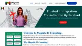 What Magnificitconsulting.com website looked like in 2021 (2 years ago)