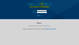 What Matrix.swflamls.com website looked like in 2021 (2 years ago)
